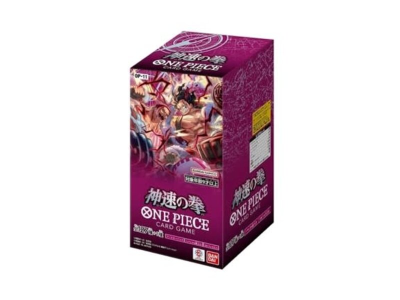 Bandai One Piece CG OP-11 Godspeed Fist Booster Box (JP)
