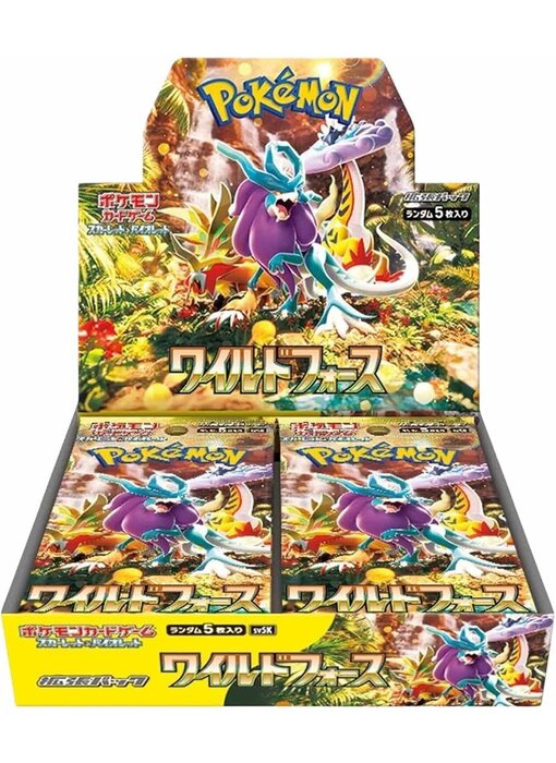 Pokemon TCG Wild Force Booster Box SV5K (JP)