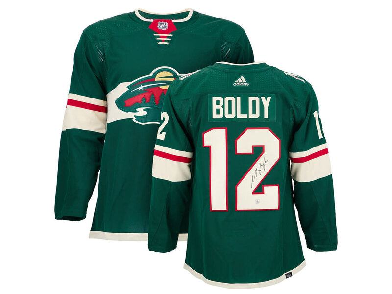 Fanatics Matt Boldy Minnesota Wild Autographed Fanatics Premium Jersey