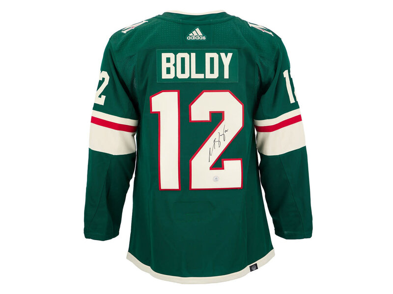 Fanatics Matt Boldy Minnesota Wild Autographed Fanatics Premium Jersey