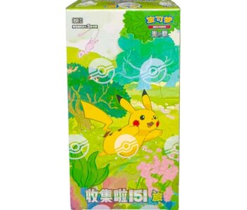 Pokémon TCG Collect 151 Journey Slim Booster Box (SIMPLIFIED CHINESE)