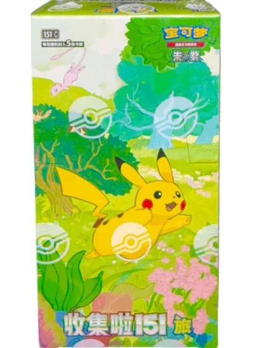 Pokémon TCG Collect 151 Journey Slim Booster Box (SIMPLIFIED CHINESE)