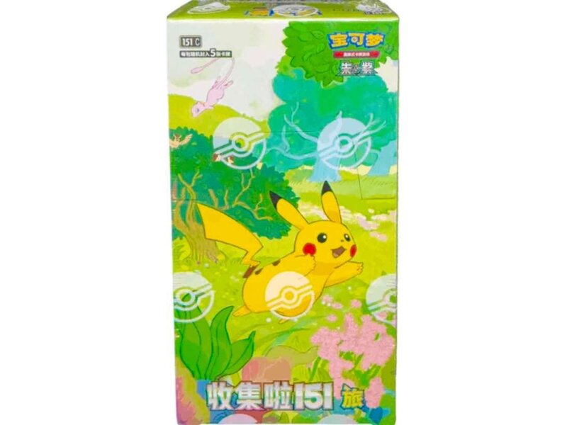 Pokémon Trading cards Pokémon TCG Collect 151 Journey Slim Booster Box (SIMPLIFIED CHINESE)