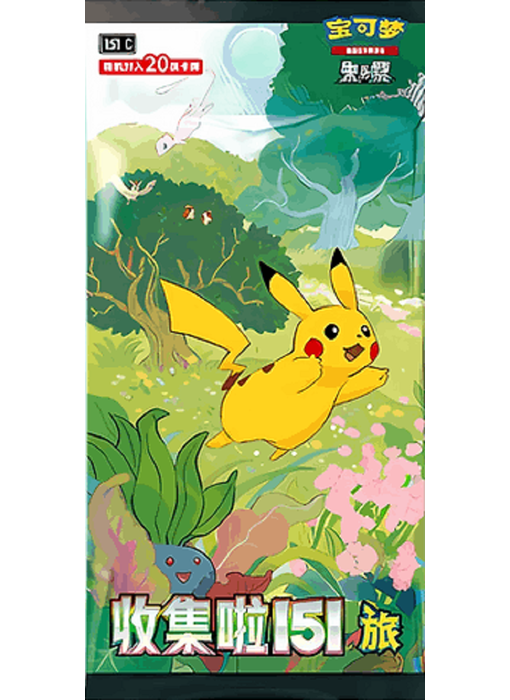 Pokémon TCG Collect 151 Journey Slim Booster Pack (SIMPLIFIED CHINESE)