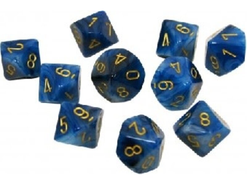 Chessex Phantom 10d10 Teal/Gold (CHX27289)