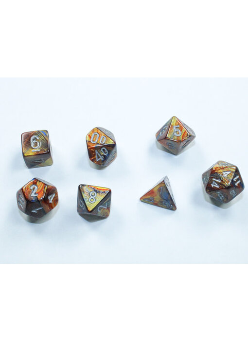 Mini Lustrous 7-Die Set Gold/Silver (CHX20493)