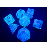 Chessex Mini Luminary 7-Die Set Sky/Silver