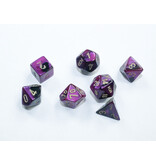 Chessex Mini Gemini 7-Die Set Black-Purple/Gold (CHX20640)