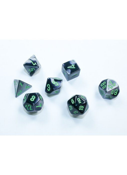 Mini Gemini 7-Die Set Black-Grey/Green (CHX20645)