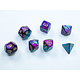Mini Gemini 7-Die Set Purple-Teal/Gold