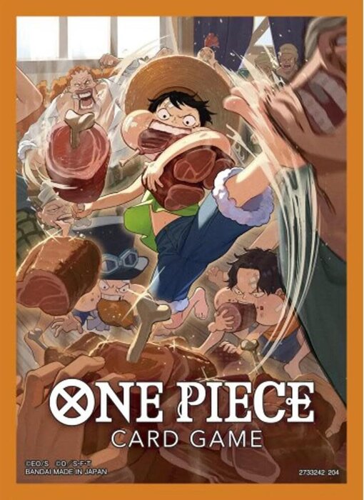 Bandai One Piece Trading Card Supplies - Deck Protectors - Monkey.D.Luffy (70 Sleeves)
