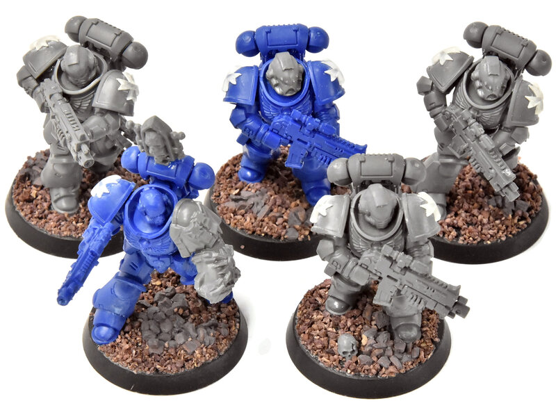 Games Workshop SPACE MARINES 5 Intercessor #1 Warhammer 40K Black Templars