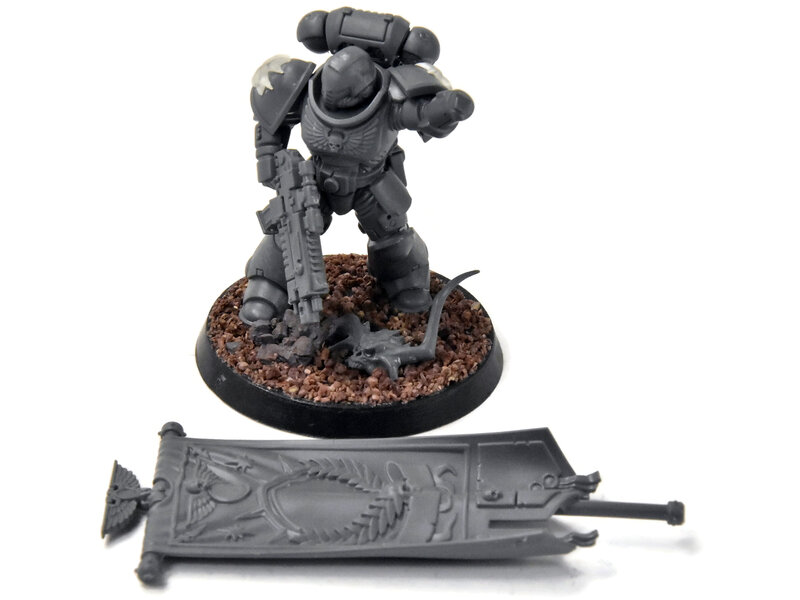 Games Workshop SPACE MARINES Ancient #1 Warhammer 40K Black Templars