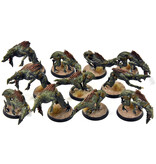 Games Workshop TAU EMPIRE 11 Kroot Hounds #3 Warhammer 40K WELL PAINTED