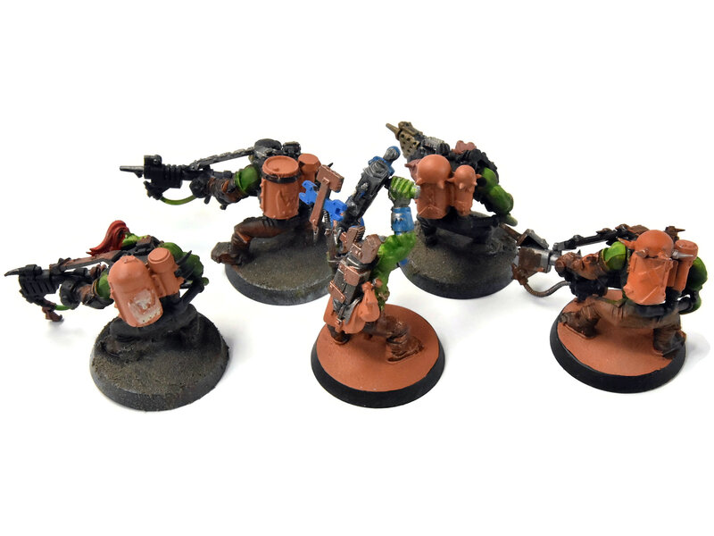 Games Workshop ORKS 5 Burna Boyz #1 Warhammer 40K