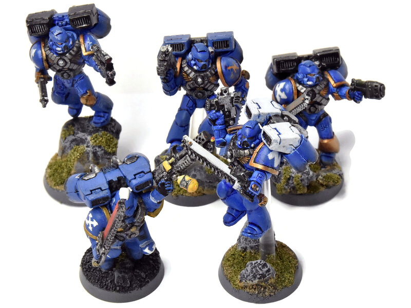 Games Workshop SPACE MARINES 5 Jump Pack Assault Squad #2 Warhammer 40K