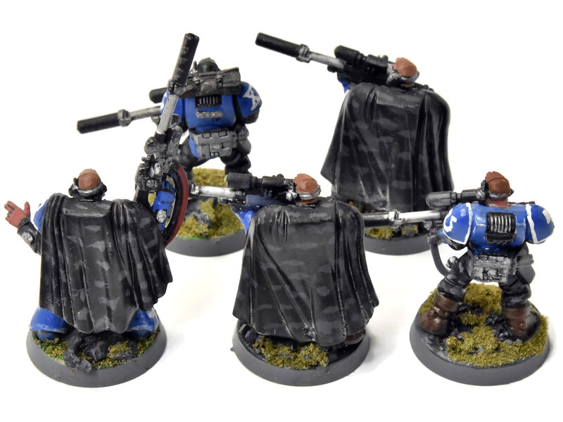 Games Workshop SPACE MARINES 5 Scouts With Sniper Riffle #2 Warhammer 40K