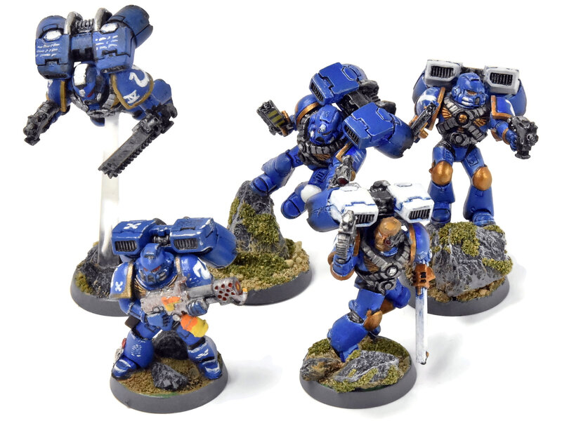 Games Workshop SPACE MARINES 5 Jump Pack Assault Squad #1 Warhammer 40K