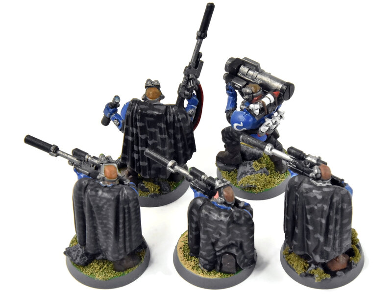 Games Workshop SPACE MARINES 5 Scouts With Sniper Riffle #1 Warhammer 40K