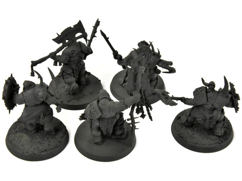 Games Workshop MAGGOTKIN OF NURGLE 5 Putrid Blightkings #1 Warhammer Sigmar
