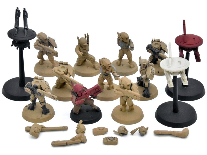 Games Workshop TAU EMPIRE 10 Fire Warrior Strike Team #3 Warhammer 40K