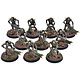 NECRONS 10 Warriors #2 WELL PAINTED Warhammer 40K