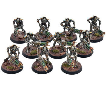 NECRONS 10 Warriors #1 WELL PAINTED Warhammer 40K