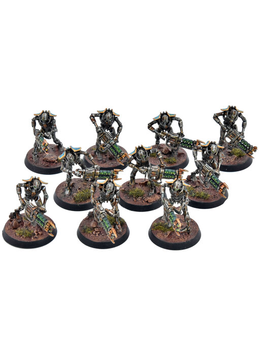 NECRONS 10 Warriors #1 WELL PAINTED Warhammer 40K