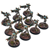 Games Workshop NECRONS 10 Warriors #1 WELL PAINTED Warhammer 40K