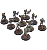 Games Workshop NECRONS 10 Warriors #1 WELL PAINTED Warhammer 40K