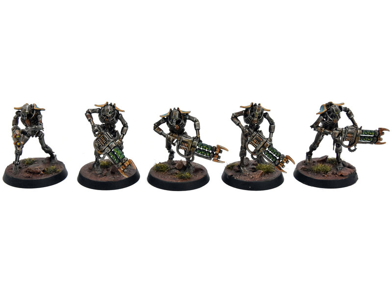 Games Workshop NECRONS 10 Warriors #1 WELL PAINTED Warhammer 40K