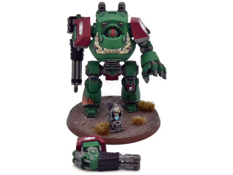 Games Workshop SPACE MARINES Contemptor Dreadnought #1 Warhammer 40K WELL PAINTED