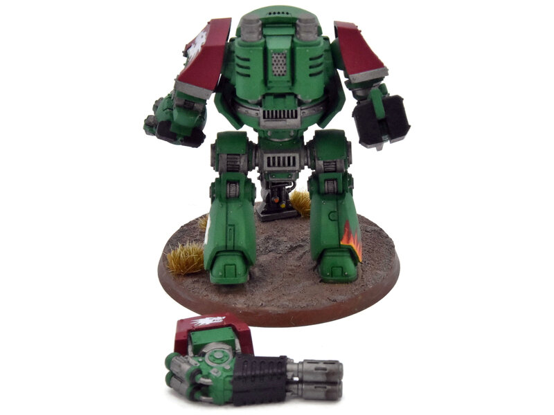 Games Workshop SPACE MARINES Contemptor Dreadnought #1 Warhammer 40K WELL PAINTED