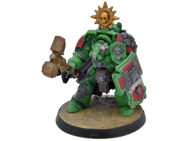 Games Workshop SPACE MARINES Captain In Terminator Armour #2 Warhammer 40K Salamanders