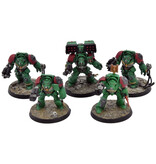 Games Workshop SPACE MARINES 5 Terminators #5 Warhammer 40K WELL PAINTED Salamanders