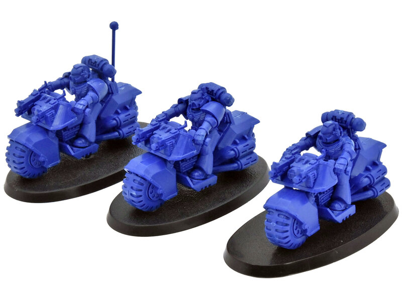 Games Workshop SPACE MARINES 3 Bikers #1 Warhammer 40K