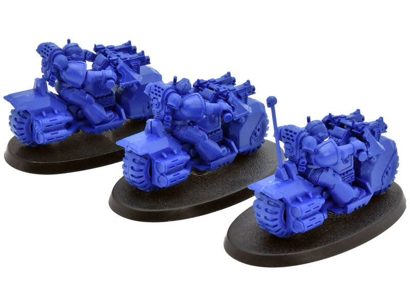 Games Workshop SPACE MARINES 3 Bikers #1 Warhammer 40K