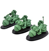 Games Workshop SPACE MARINES 3 Bikers #2 Missing Arms Warhammer 40K