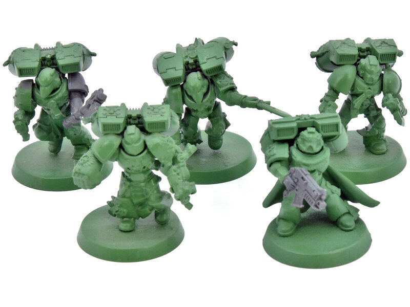 Games Workshop SPACE MARINES 5 Vanguard Marines #2 1 Missing Arm Warhammer 40K