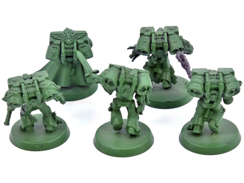 Games Workshop SPACE MARINES 5 Vanguard Marines #2 1 Missing Arm Warhammer 40K