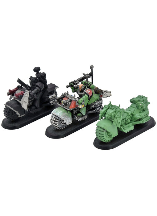 SPACE MARINES 3 Bikers #4 Missing Rider Warhammer 40K