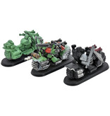 Games Workshop SPACE MARINES 3 Bikers #4 Missing Rider Warhammer 40K