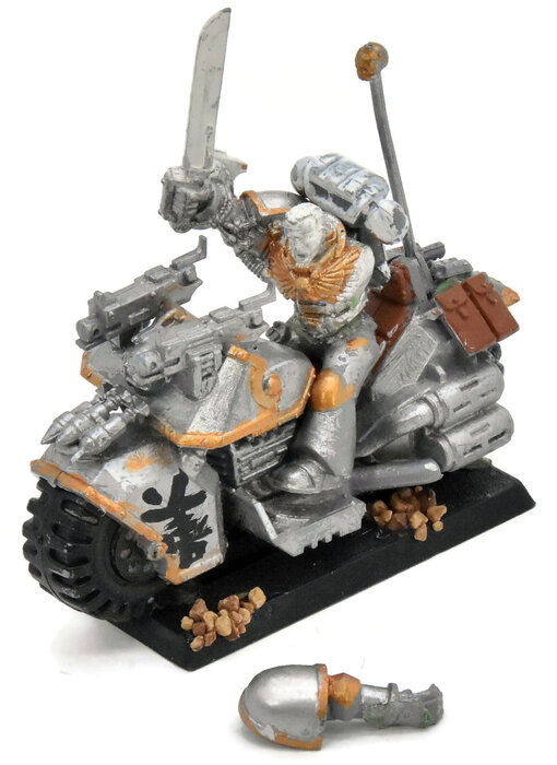 SPACE MARINES Captain on bike #1 Metal parts Warhammer 40K