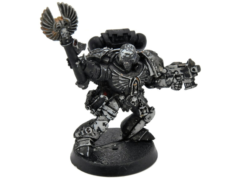 Games Workshop SPACE MARINES Chaplain with crozius staff #1 Warhammer 40K