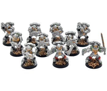 SPACE MARINES 10 Tactical marines #1 Warhammer 40K Heavy paint