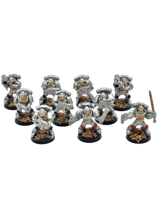 SPACE MARINES 10 Tactical marines #1 Warhammer 40K Heavy paint