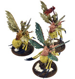 Games Workshop MAGGOTKIN OF NURGLE 3 Plague Drones Of Nurgle #1 WELL PAINTED Sigmar
