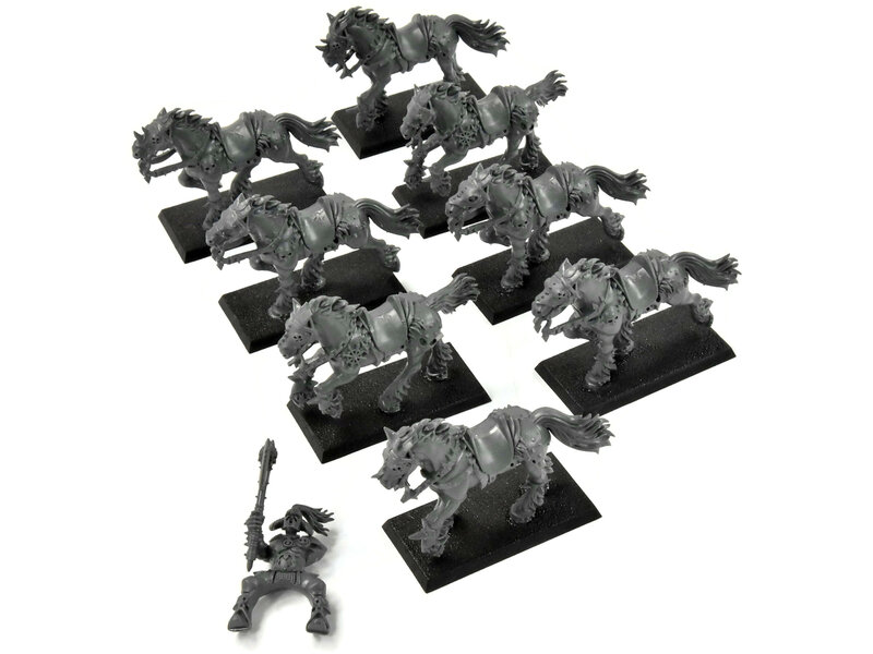 Games Workshop SLAVES TO DARKNESS Marauder horsemen Horse #1 MISSING RIDERS Warhammer Sigmar