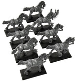 Games Workshop SLAVES TO DARKNESS Marauder horsemen Horse #1 MISSING RIDERS Warhammer Sigmar