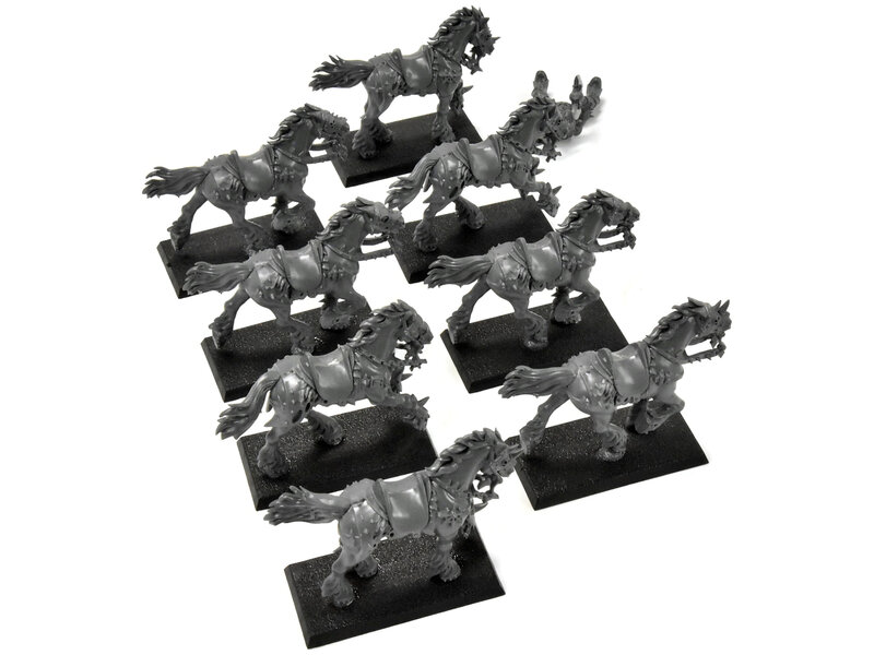 Games Workshop SLAVES TO DARKNESS Marauder horsemen Horse #1 MISSING RIDERS Warhammer Sigmar